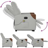  Električni masažni naslonjač na podizanje tkanina oblačnosivi | shoptok.hr