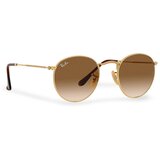 Ray-ban Sončna očala 0RB3447 001/51 Gold/Clear Gradient Brown Cene