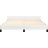  Za krevet s uzglavljem bijeli 180x200 cm od umjetne kože | shoptok.hr