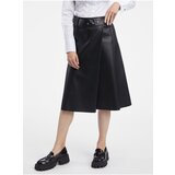 Orsay Women's Black Faux Leather Skirt - Women's Cijene