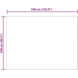  Tepih od umjetne ovčje kože TAFALLA Crna 240 x 340 cm Poliester | shoptok.hr