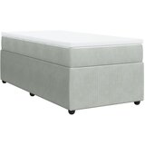 Maison Chic Box spring postelja - Vzmetna postelja z vzmetnico svetlo siva 90x200 cm žamet SL24003, (21890251) Cene