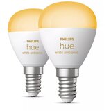 Philips Komplet od 2 LED prigušiva sijalica Philips Hue WHITE AMBIANCE P45 E14/5,1W/230V | Eponuda.com