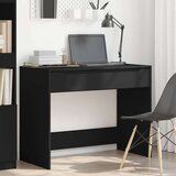  Miza s predalom Črna 100 x 50 x 78 cm Konstruiran les, (5000093196) | Shoptok.si