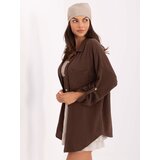 Italy Moda Shirt-MO-KS-9368.98-dark brown | shoptok.hr