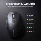Ugreen brezžična miška 5000 DPI 2.4G+BT - črna, (21161990) | Shoptok.si
