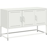 Maison Chic TV omarica - TV stojalo - Televizijska omarica bela 100,5x39x60,5 cm jeklo, (21699698) Cene