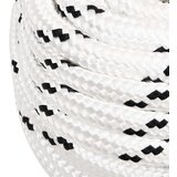 Pleteni brodski konop bijeli 16 mm x 50 m poliesterski | shoptok.hr