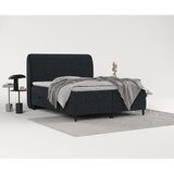 Maison de Rêve Črna boxspring postelja s prostorom za shranjevanje 140x200 cm Melba – | Shoptok.si
