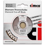 Cimco Diamanttrennscheibe D=115mm 208718: diamantna rezalna plošča premera 115mm 208718., (20786586) Cene