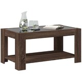  Stolić za kavu LED smeđa boja hrasta 93x53x45 cm drveni | Eponuda.com