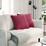  Jastučići za sofu 2 pcs Vinska crvena 45 x 45 cm | Eponuda.com