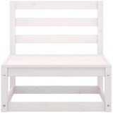  Sedežna garnitura 4-delna bela trdna borovina | Shoptok.si