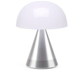 Lexon MINA L AUDIO prenosna svetilka z Bluetooth zvočnikom SREBRNA, (21350885) Cene