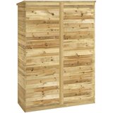  Vrtna kućica za alat od impregnirane borovine 123 x 50 x 171 cm | shoptok.hr