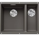 Blanco sudoper SUBLINE 340/160-U InFino SILGRANIT VULKAN SIVA, VELIKI BAZEN LIJEVO, bez dalj.upr. | shoptok.hr