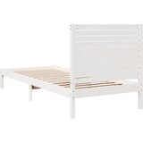  Dugi okvir kreveta bez madraca bijeli 90 x 210 cm masivno drvo | shoptok.hr