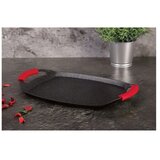 Kaufmax Grill ploča 47cm black&burgundy | Eponuda.com