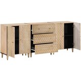  Bočni ormarići 3 kom 60 x 33 x 75 cm od masivnog drva manga | shoptok.hr