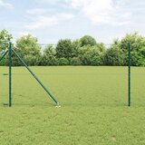 vidaXL Heksagonalna Ograda Zelena 1.2x10 m Čelik | shoptok.hr
