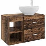 vidaXL Komplet pohištva za kopalnico 2 pcs Star les Inženirski les, (5000246233) | Shoptok.si