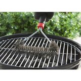 Weber 3-STRANSKA ŠČETKA ZA ČIŠČENJE ŽARA, 30 CM | Shoptok.si