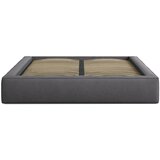 Micadoni Tamno sivi tapecirani bračni krevet s prostorom za odlaganje s podnicom 200x200 cm Simon Darren – | shoptok.hr