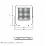  LED REFLEKTOR IK03 150 W 6500K Cene