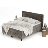 Maison de Rêve Tamno sivi boxspring krevet s prostorom za odlaganje 160x200 cm Voyage – | shoptok.hr