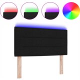 vidaXL LED uzglavlje linije dizajn crno 100 cm tkanina | shoptok.hr