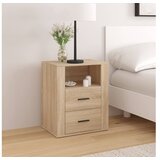  Nočna omarica sonoma hrast 50x36x60 cm inženirski les | Shoptok.si