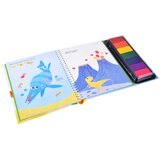  Knjiga za slikanje prstima Dinosauri, 64 stranice, 7 boja | shoptok.hr