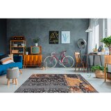 Kayoom RAVNO TKANA PREPROGA Blaze 500 Multi / Blau 155/230 cm modra, večbarvno | Shoptok.si
