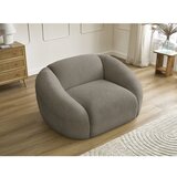 Bobochic Paris Siv/rjav fotelj iz tkanine bouclé Tina – | Shoptok.si