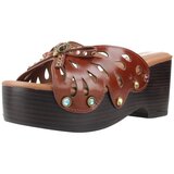 Kurt Geiger London Natikači Butterfly Wedge Mule Kostanjeva Cene