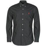 Polo Ralph Lauren Srajce z dolgimi rokavi CHEMISE AJUSTEE EN POPLINE DE COTON COL BOUTONNE LOGO PONY PLAY Črna Cene