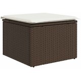 vidaXL Kavčna garnitura z blazino 6 pcs Rjava in bela poli ratan, (5000153672) | Shoptok.si