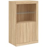  Komoda s LED svjetlima boja hrasta sonome 181,5x37x100 cm | shoptok.hr