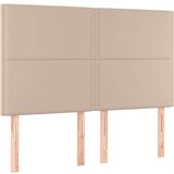  Posteljno vzglavje 4 kosa kapučino 72x5x78/88 cm umetno usnje, (20953893) | Shoptok.si