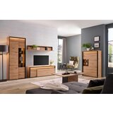 Hom`in klubska miza, črna, hrast artisan | Shoptok.si
