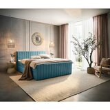 Modern Living Postelja Z Vzmetnico Sontje, Modra, 160x200 | Shoptok.si
