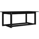  Stolić za kavu crni 110 x 55 x 45 cm od masivne borovine | shoptok.hr