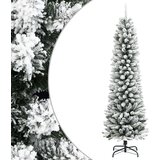 vidaXL Umjetno usko božićno drvce sa snijegom 210 cm PVC i PE | shoptok.hr