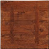 Stolna ploča 50x50x3 8 cm četvrtasta masivno obnovljeno drvo | shoptok.hr