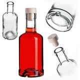 KADAX Tadek steklena steklenica 250 ml za vino, liker, mesečino, vodko s pluto, (5000355139) | Shoptok.si