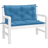  Jastuci za vrtnu klupu 2 kom plavi 100x50x7 cm tkanina | shoptok.hr
