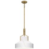  Quoizel QZ-BRECKEN-2P-AB-ABG - Luster BRECKEN 2xE27/60W/230V zlatna/dekor mramora | Eponuda.com