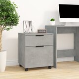  Ormarić za spise sivi 45 x 38 x 54 cm konstruirano drvo | shoptok.hr