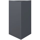  Vrtne sadilice 2 kom antracit trokutaste 50x43x75 cm čelične | Eponuda.com
