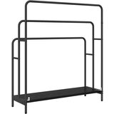 vidaXL Stalak za odjeću s policom Crni hrast 90 x 30 x 100.5 cm | shoptok.hr